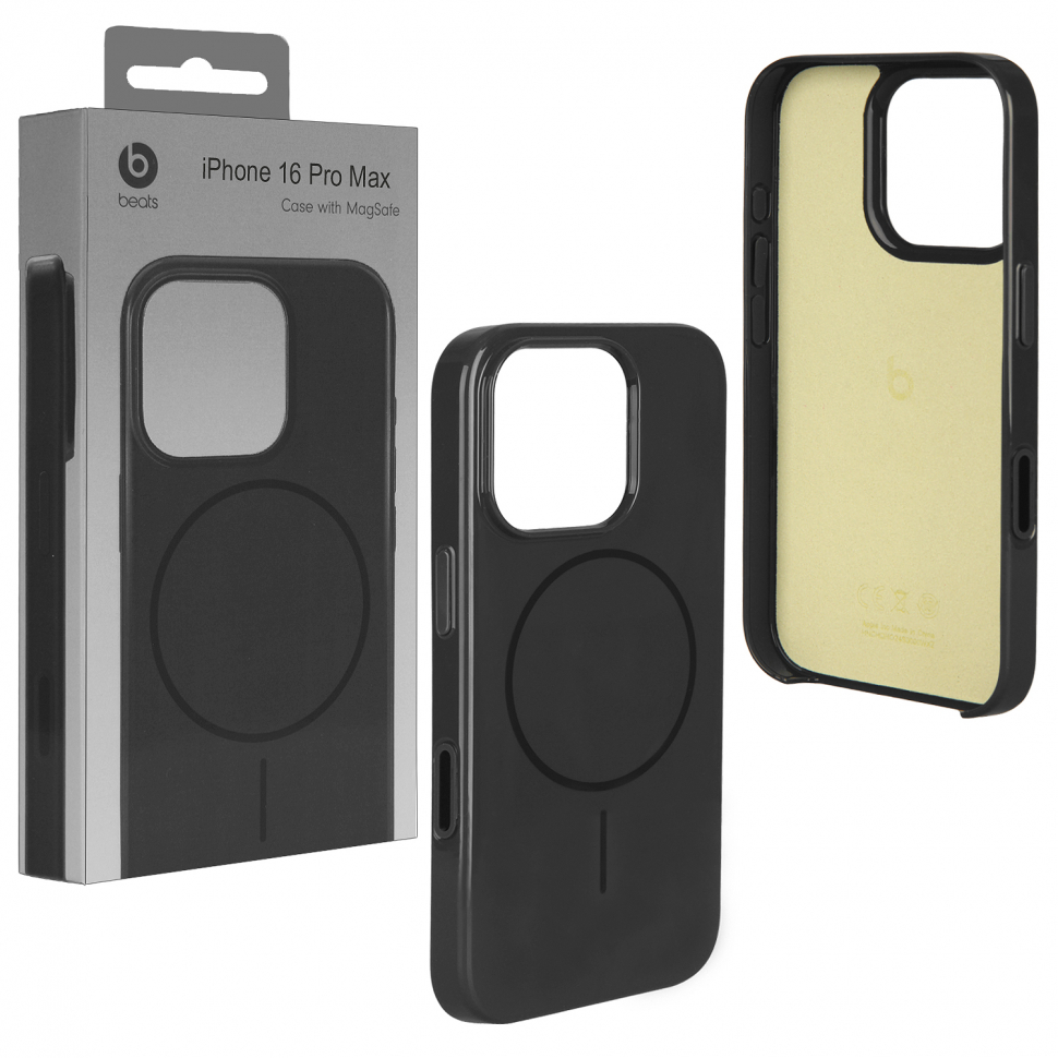 Чехол Beats iPhone 16 Pro Max (MagSafe) Mignight Black
