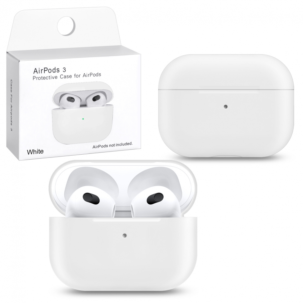 Чехол Airpods 3 White #1