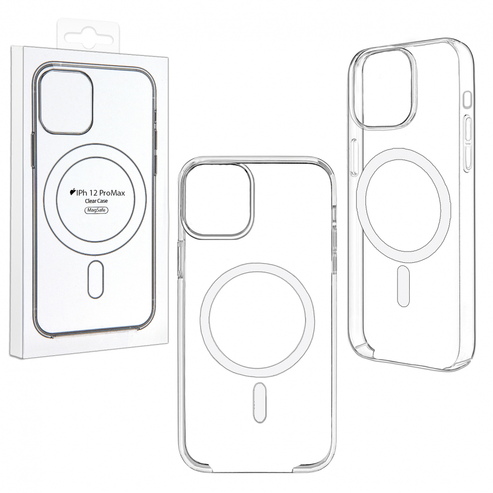 Чехол iPhone 12 Pro Max Clear Case (MagSafe + анимация NFC) ORG