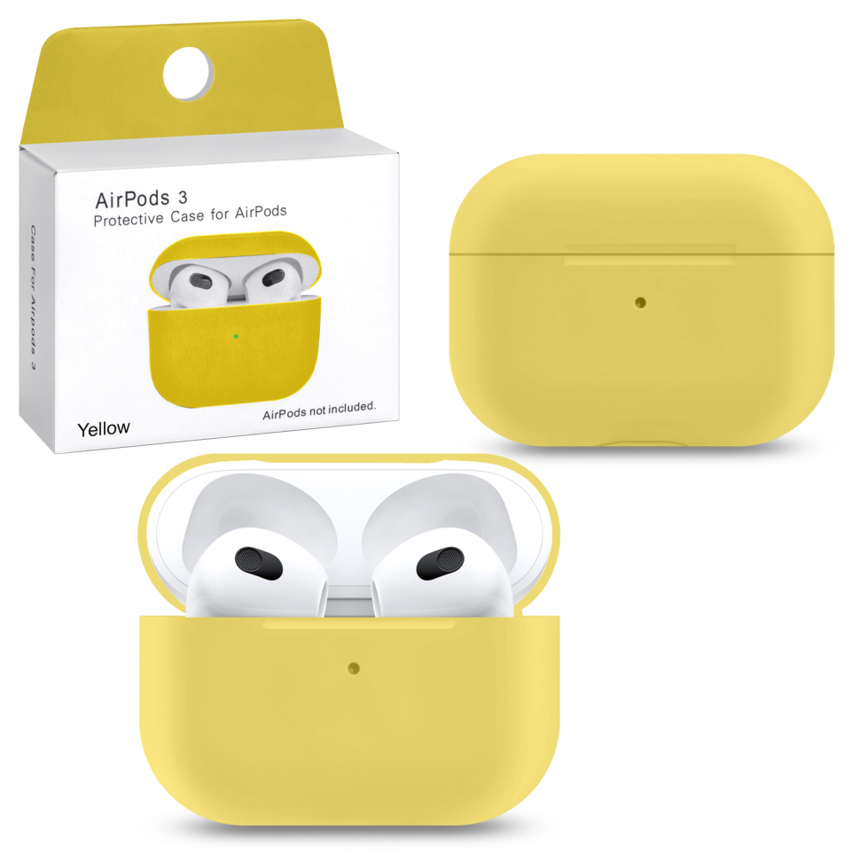 Чехол Airpods 3 Yellow #13