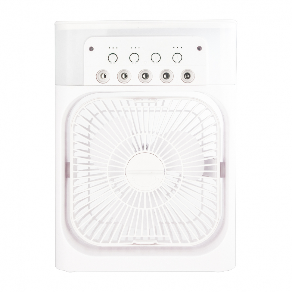 Увлажнитель с вентилятором настольный 0.6L белый ( 30шт/кор )