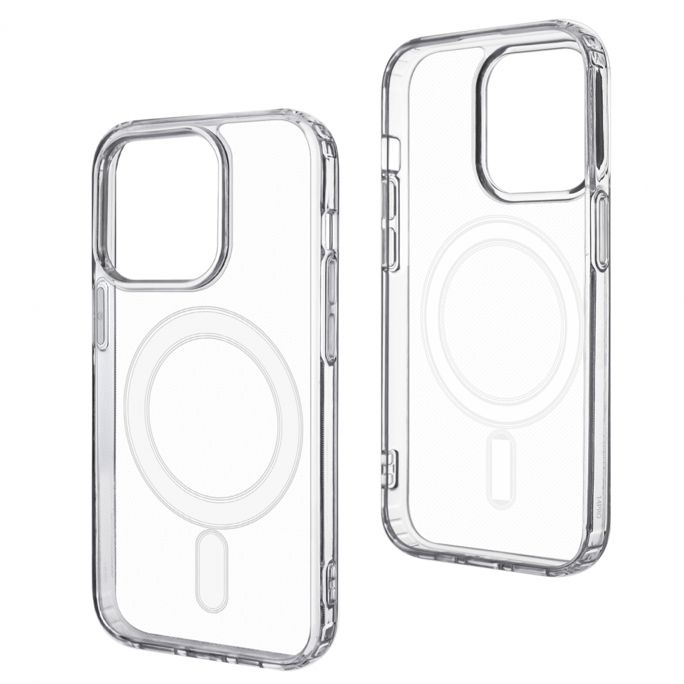 Чехол iPhone 14 Pro (6.1) Clear Case (MagSafe) в пакетике