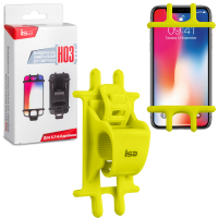 Держатель для велосипеда H03 желтый ISA (150шт/кор)