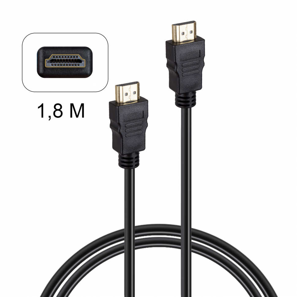 Кабель HDMI 1.8m 1080p BL-QT-1104 (100шт/кор)
