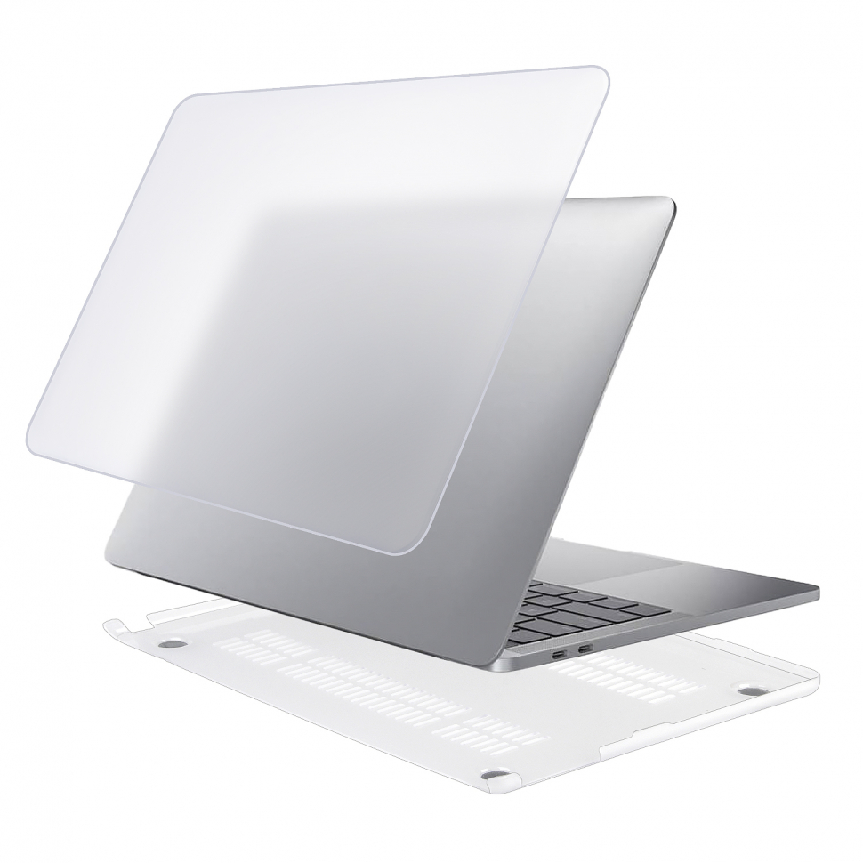 Чехол Macbook Air 15 (2025/2024/2023) матовый прозрачный (A2941 M2/A3114 M3/A3241 M4)