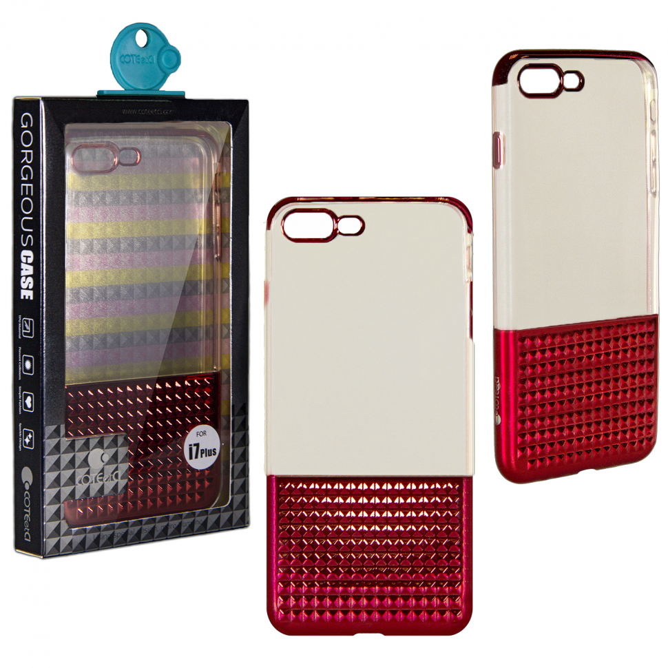 Чехол iPhone 7 Plus Coteetci рефленый TPU