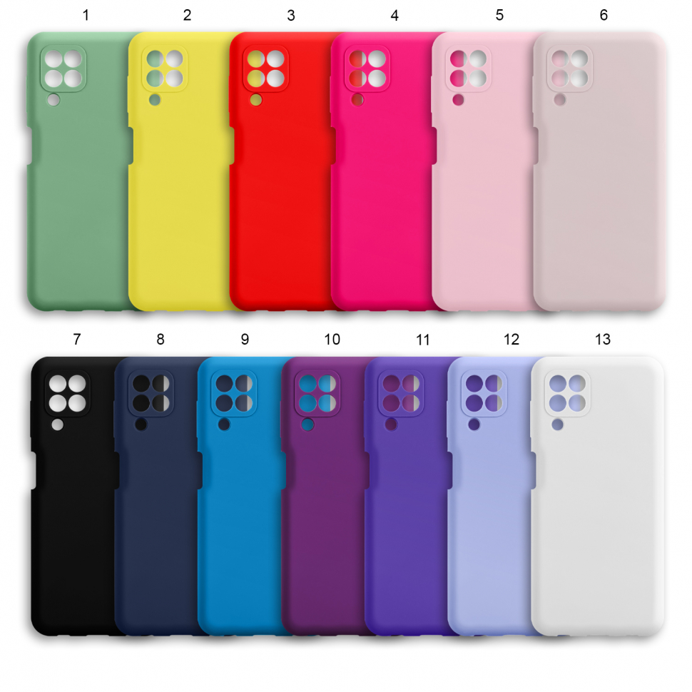 Чехол Samsung A22 Silicone Cover (без лого)