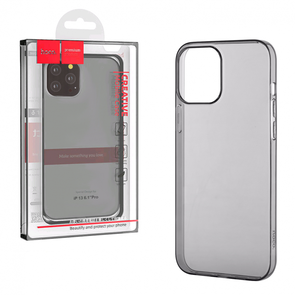 Чехол iPhone 13 Pro (6.1) Light Series TPU black HOCO