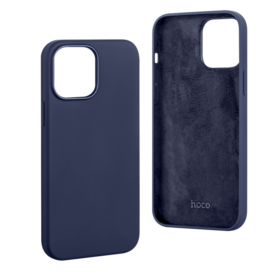 Чехол iPhone 13 Mini (5.4) Pure series protective case HOCO Blue