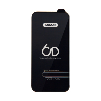 Защитное стекло iPhone 14 Pro Max Anmac 6D Black без упаковки Арт.1137313 (10 шт./уп.)