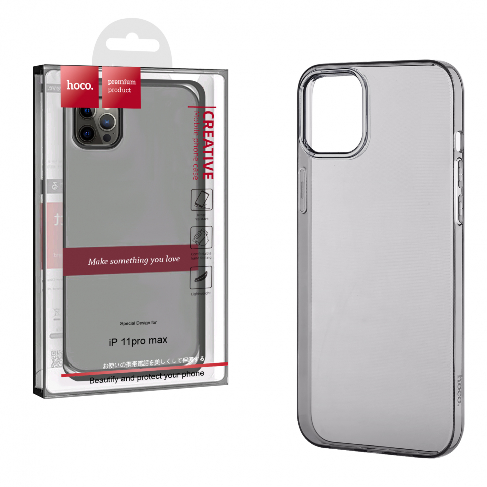 Чехол iPhone 11 Pro Max Light Series TPU black HOCO