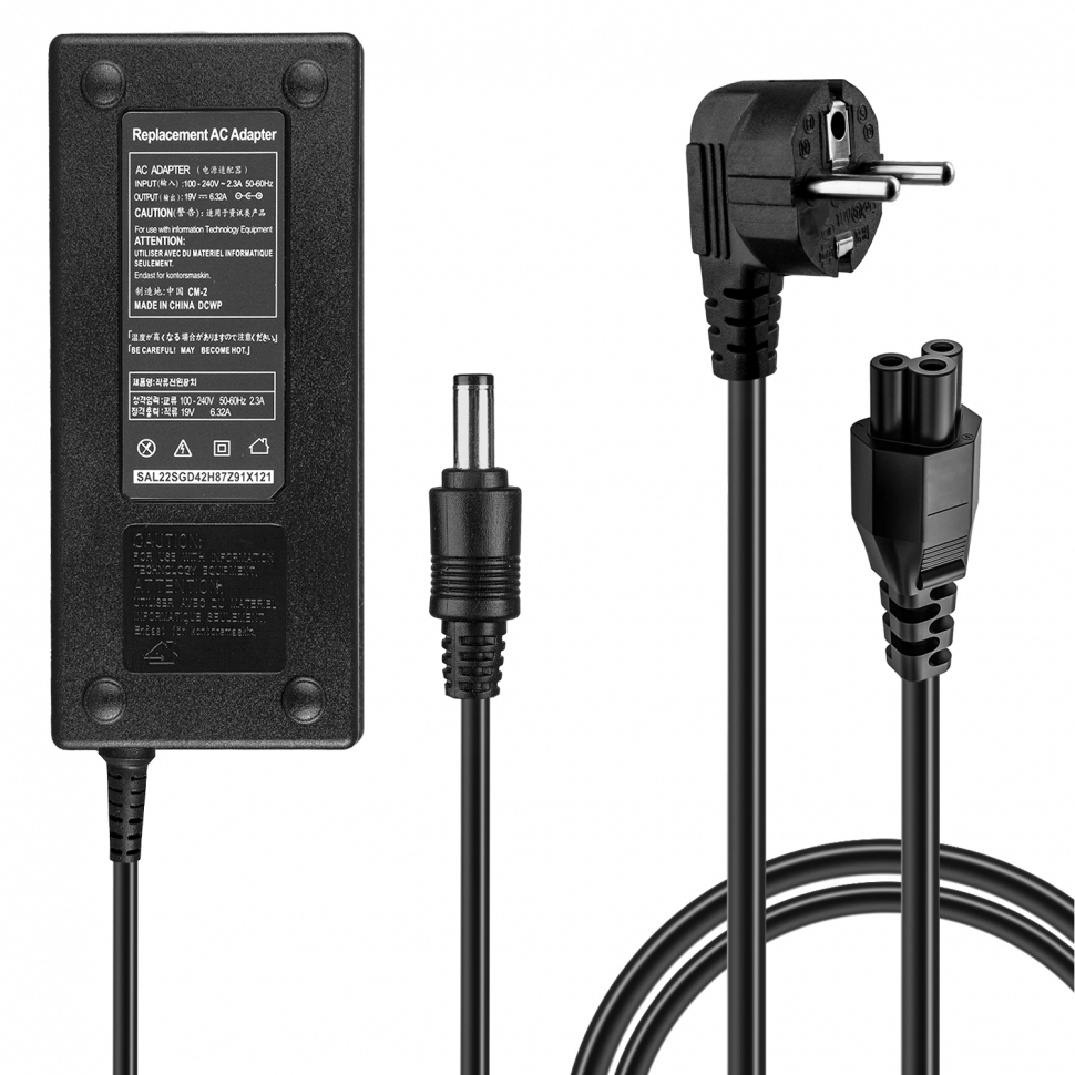 Блок питания AS 19V 6.32A 120W 5,5 x 2,5