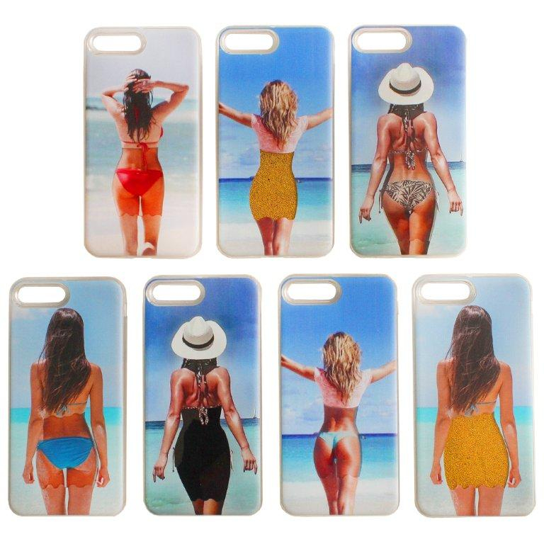 Чехол iPhone 8 Plus девушка на пляже