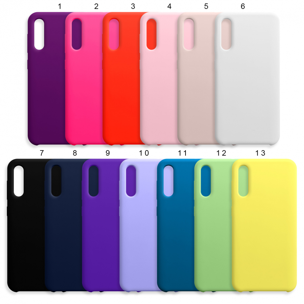 Чехол Samsung A50 SILICONE COVER (без лого)