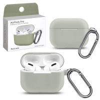 Чехол Airpods Pro Rock color с карабином #2
