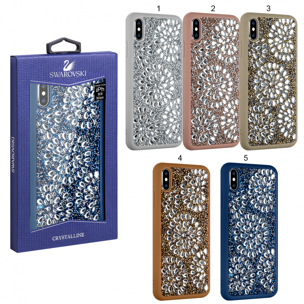 Чехол iPhone Xs Max Swarovski diamond