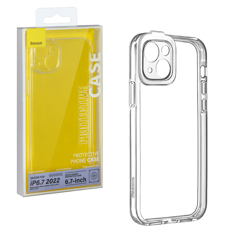 Чехол iPhone 14 Plus (6.7) Simple Case Baseus прозрачный