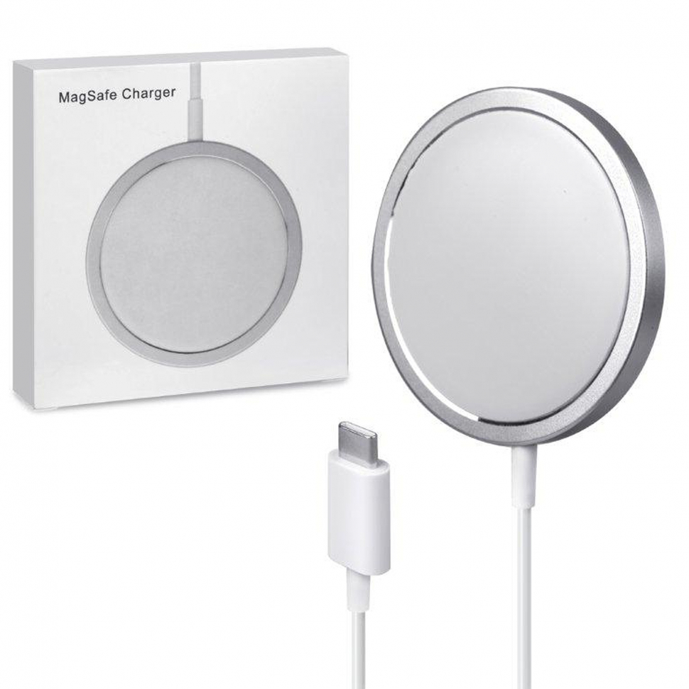 Беспроводное зарядное устройство Magsafe магнитное 15W (14шт/кор)