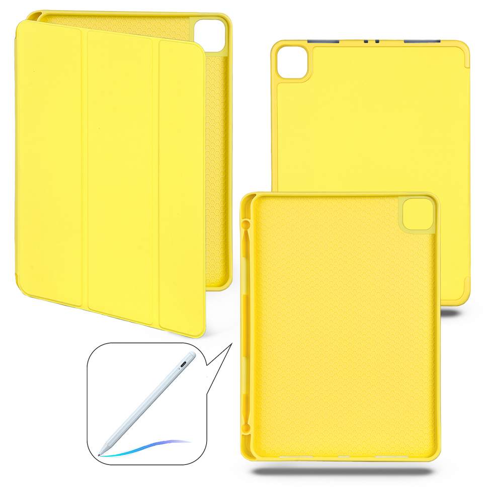 Чехол-книжка iPad Pro 12.9 (2021/2022) Smart case (Pencil) Yellow №4
