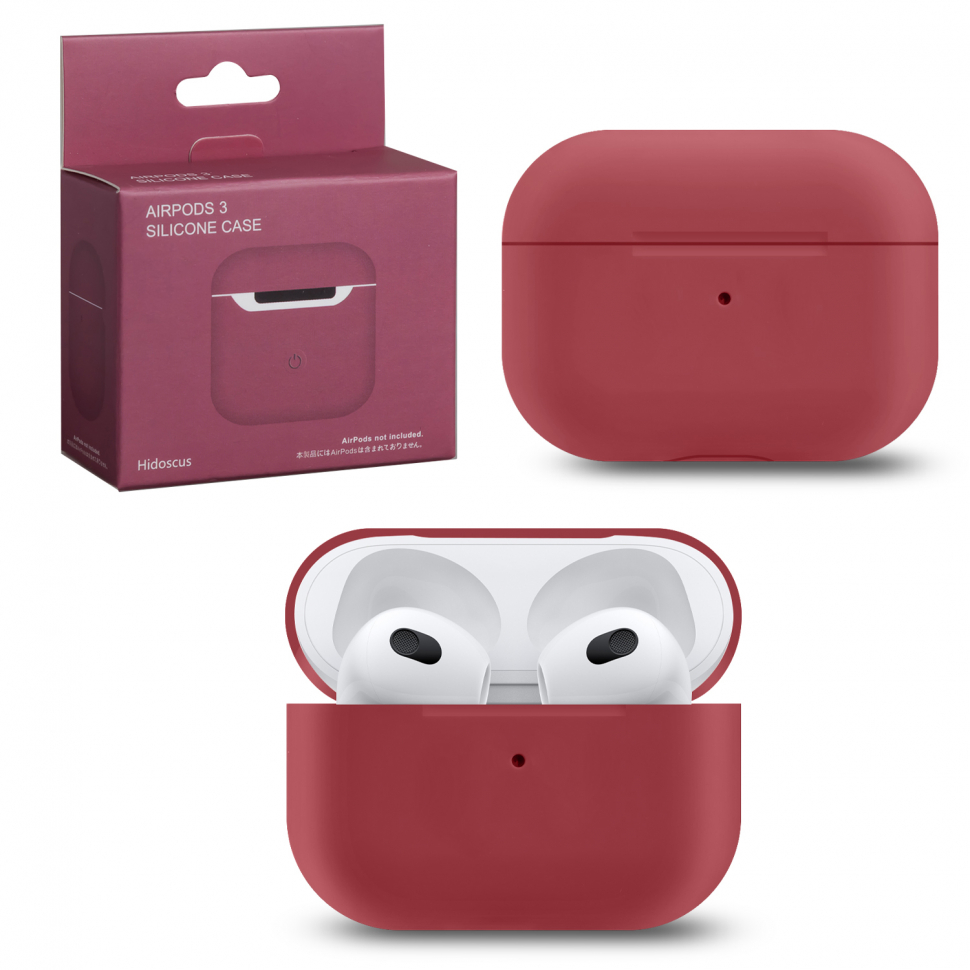 Чехол Airpods 3 Silicone hibiscus