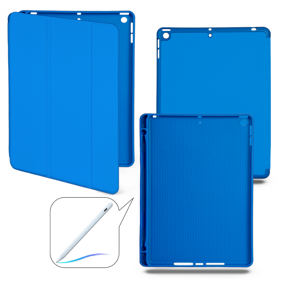 Чехол-книжка iPad 10.2 (2019/2020/2021) Smart Case (Pencil) Blue №16