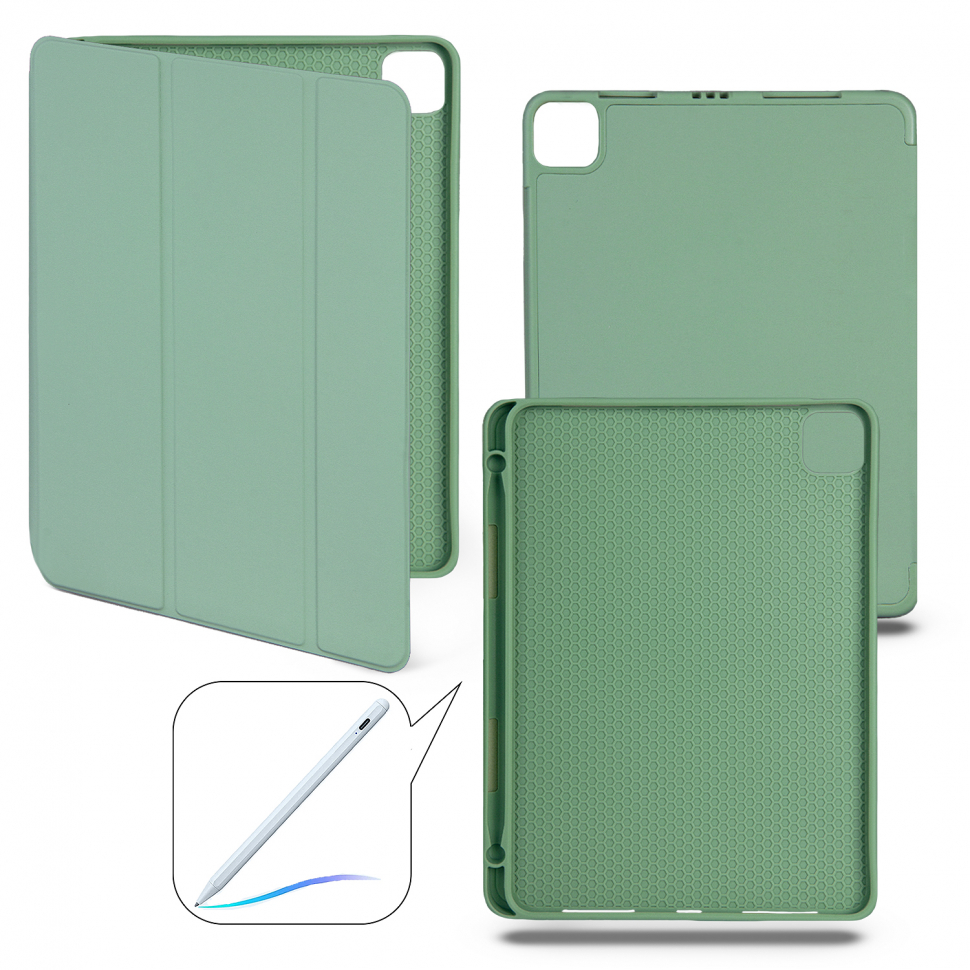 Чехол-книжка iPad Pro 12.9 (2021/2022) Smart case (Pencil) Mint Green №10