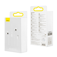 *Наушники C17 Type-C Baseus белые NGCR010002