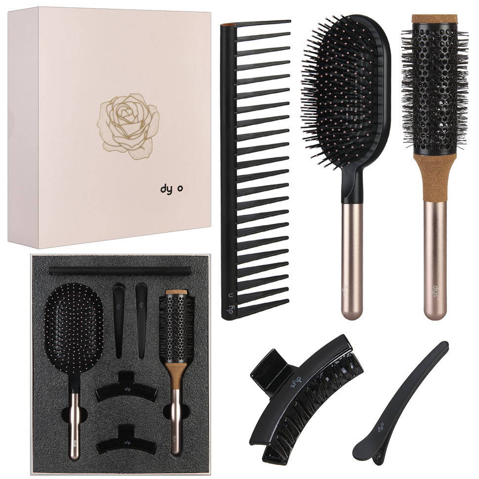 Набор расчесок 6 в 1 Золото (10 шт/кор)