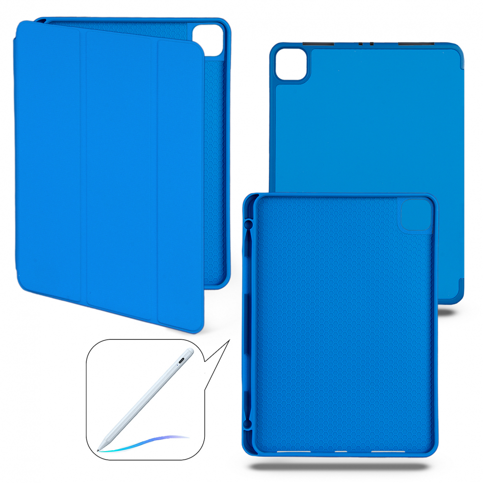 Чехол-книжка iPad Pro 12.9 (2021/2022) Smart case (Pencil) Blue №16