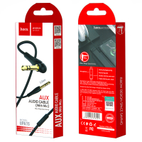 * Кабель UPA15 AUX 1M HOCO черный