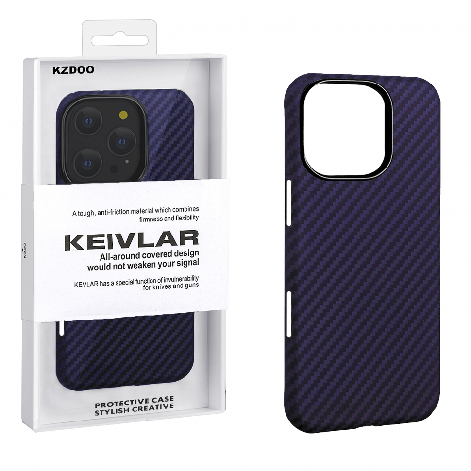 Чехол iPhone 16 Pro Kevlar Purple K-DOO