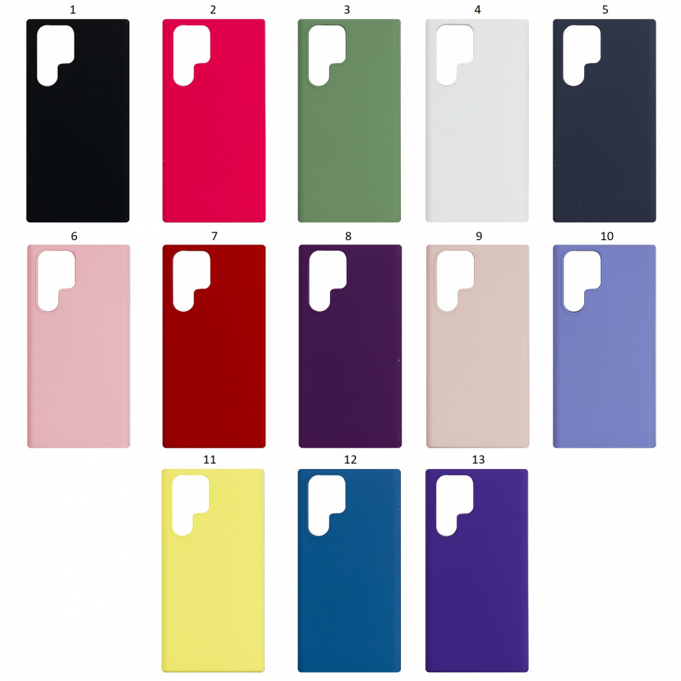 Чехол Samsung S22 Ultra SILICONE COVER