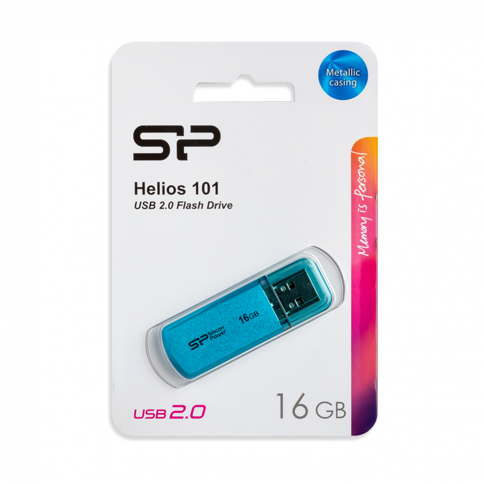 USB накопитель 16 GB Silicon Power Helios 101 Blue