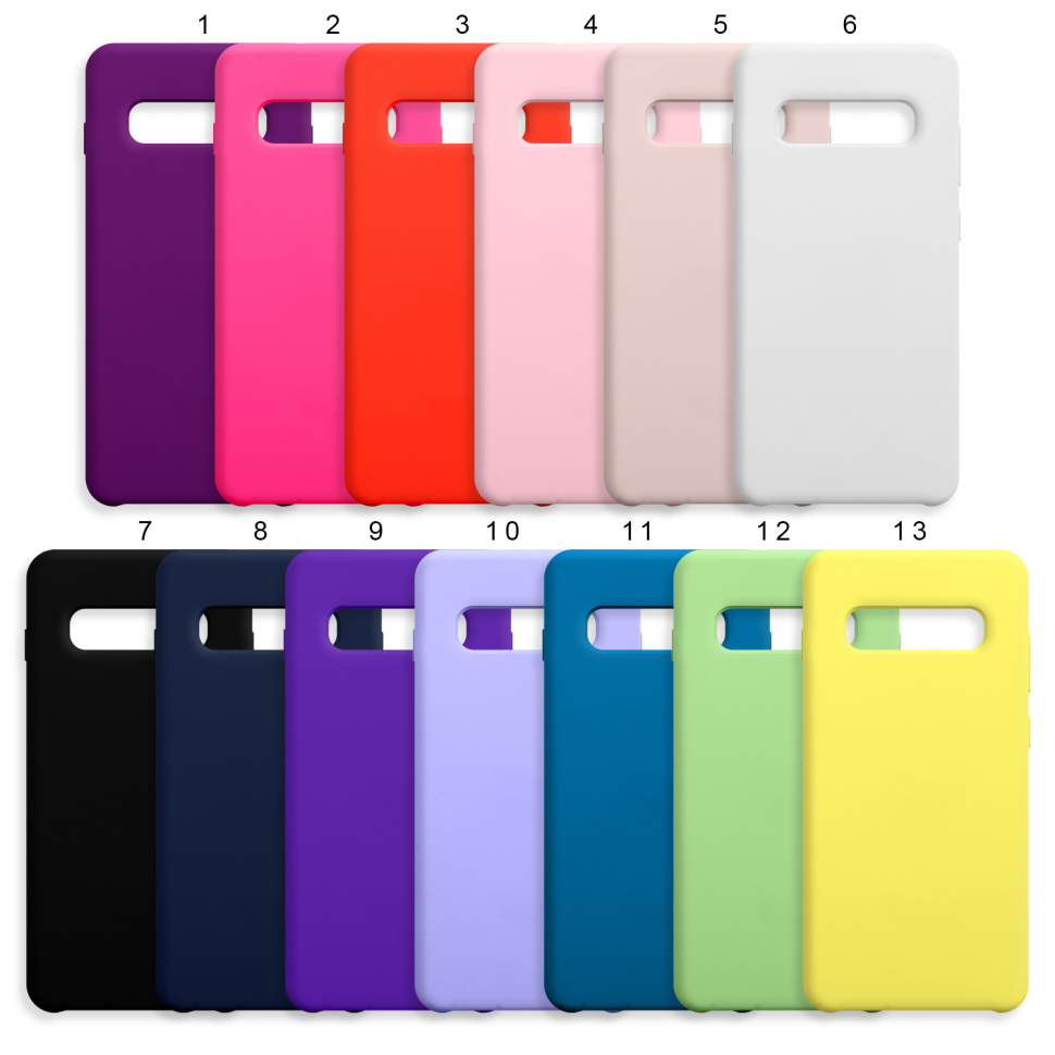 Чехол Samsung S10 SILICONE COVER
