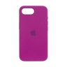 Чехол iPhone 16e Silicon Case  Fuchsia (MagSafe + анимация NFC) c LOGO
